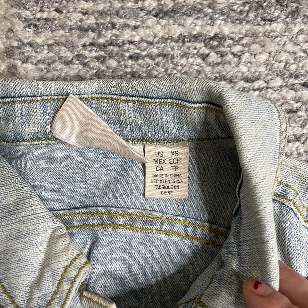 dkny women's denim jacket size XS - Picture 4 of 5